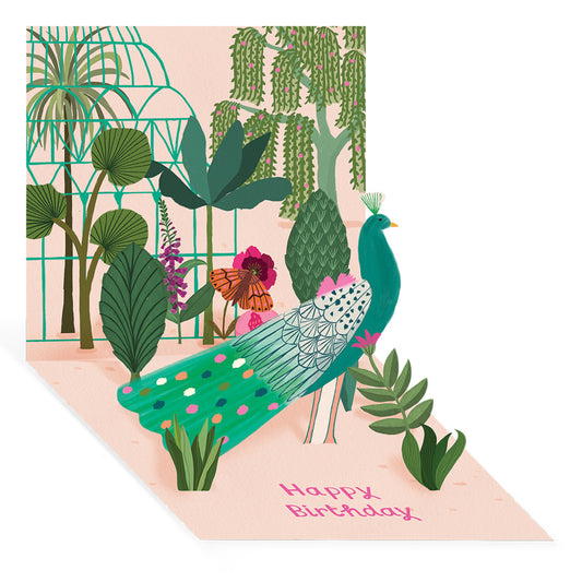 Peacock Pop Up Greeting Card (12971)