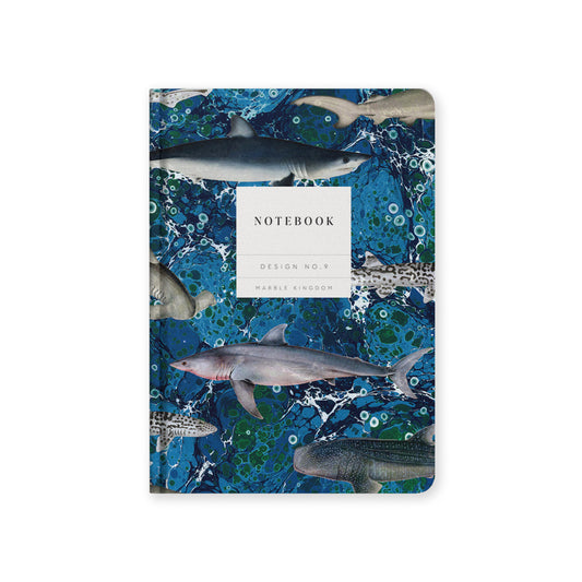 Marble Sharks Premium Hardback Notebook (A5) (12825)