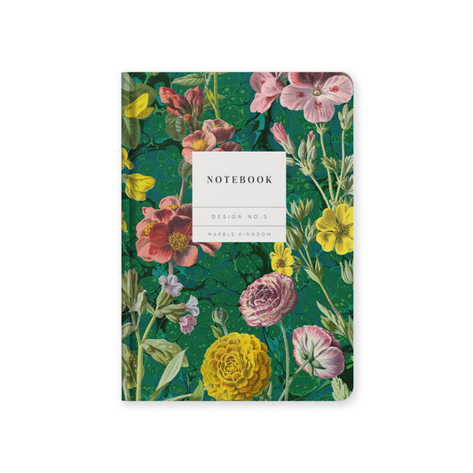 Marble Botanical Premium Hardback Notebook (A5) (12826)