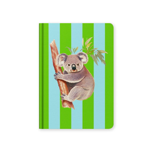 Stripe Koala Premium Hardback Notebook (A5) (12834)