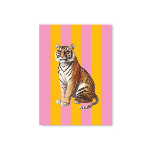 Striped Tiger Postcard (12329)