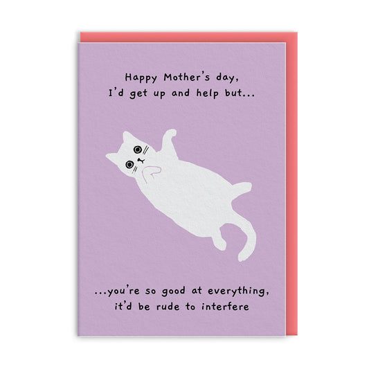 You May Serve Me Greeting Card (14046)
