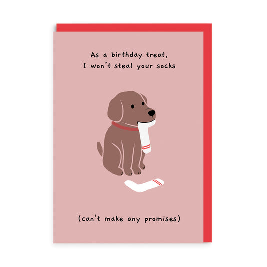 Steal Your Sock Birthday Card (7357)
