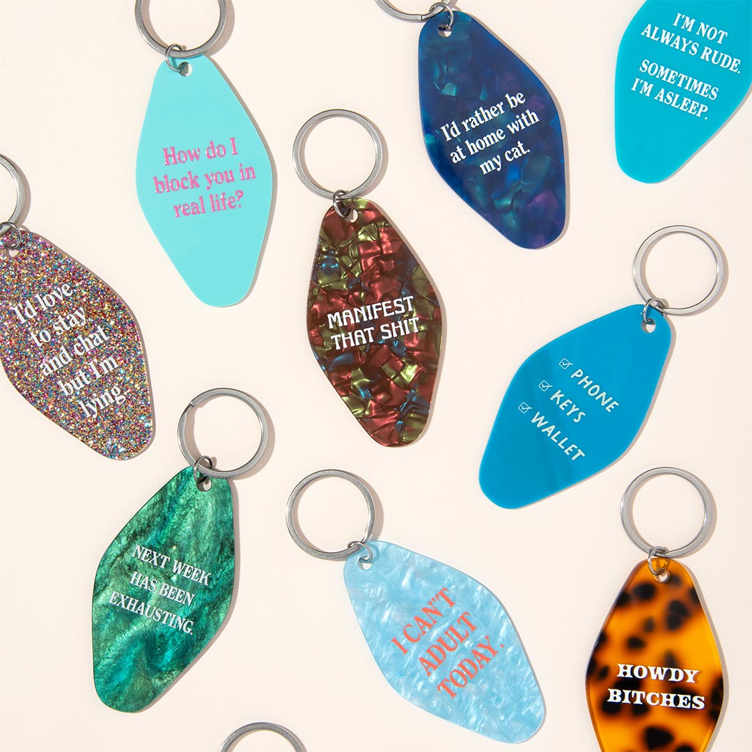 Manifest That Shit Keyring (13400)