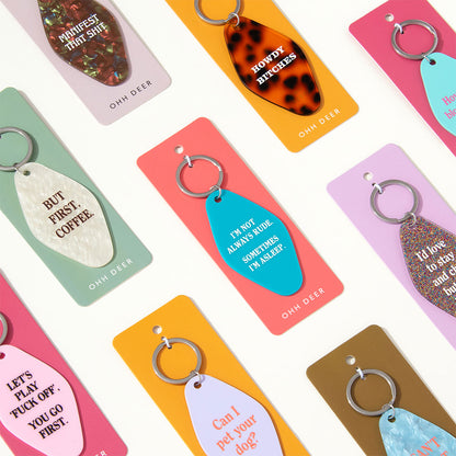 Willing To Discuss True Crime Keyring (13406)