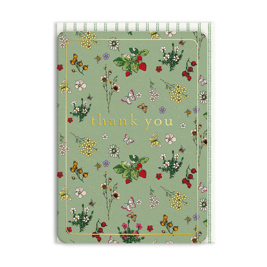 Bee Garden Thank You Greeting Card (13705)