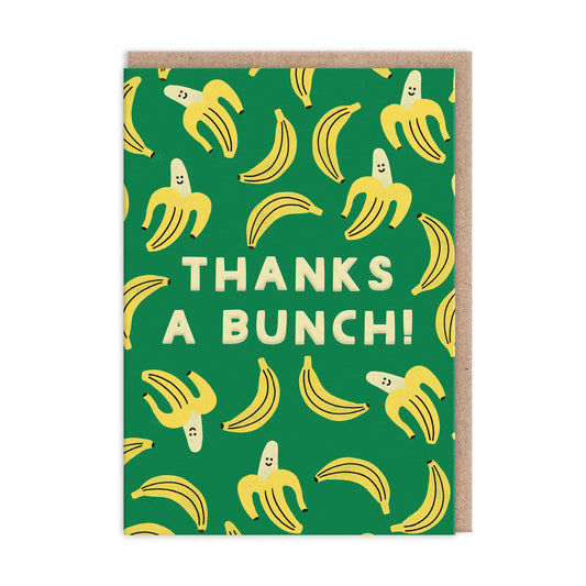 Thanks A Bunch Banana Greeting Card (12352)