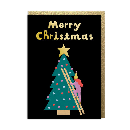 Merry Christmas Tree Greeting Card (12757)