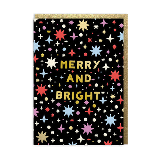 Merry And Bright Greeting Card (12761)
