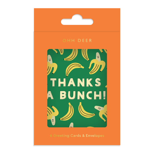 Thanks a Bunch Mini Greeting Card (Pack of 6) (14228)