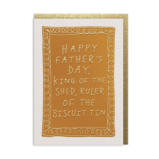 King Of The Shed Greeting Card (14072)