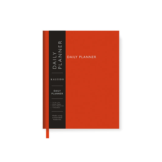 Orange Fabric Daily Planner (B6+) (12914)