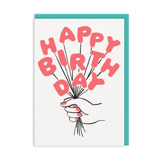 Balloons Happy Birthday Card (11860)