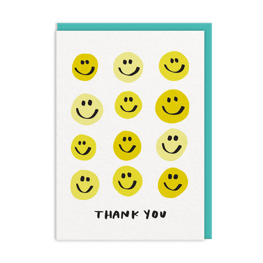 Thank You Smiley Greeting Card (12412)