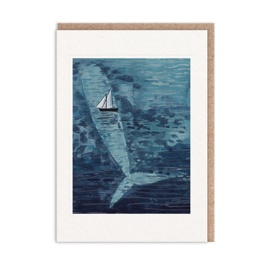 Blue Whale Greeting Card (13388)