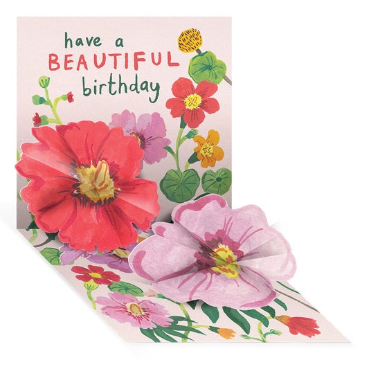 Poppies Pop-up Greeting Card (14095)