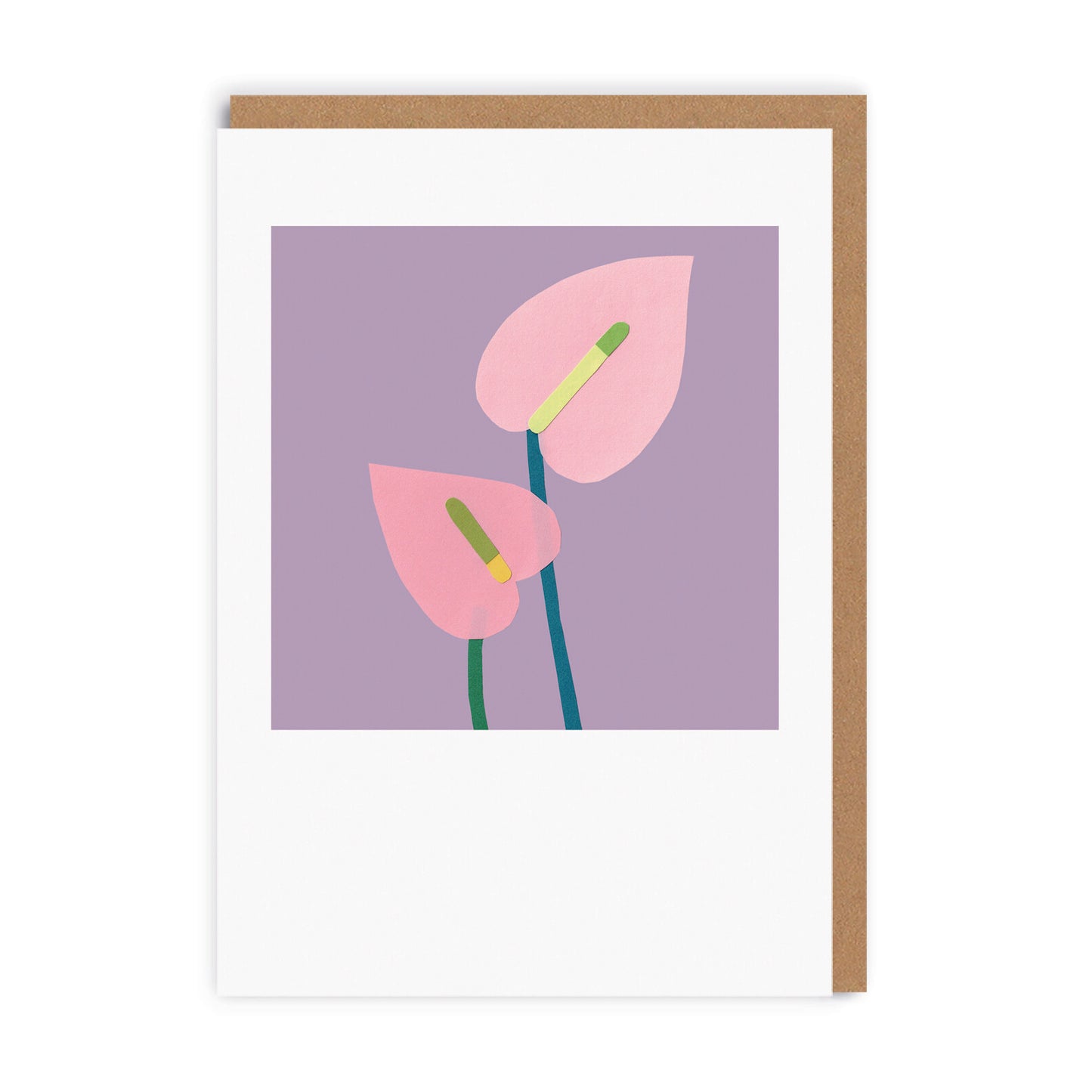 Anthurium Greeting Card (7455)