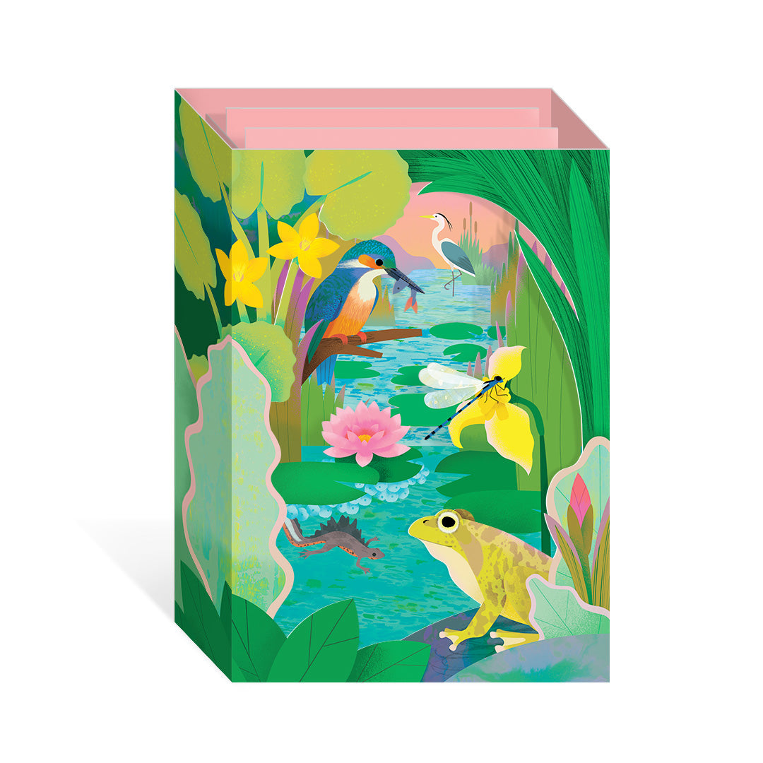 Pond Wildlife Pop Up Greeting Card (12104)