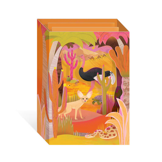 Sahara Desert Pop Up Greeting Card (12105)