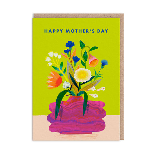 Happy Mother's Day Vase Greeting Card (12572)