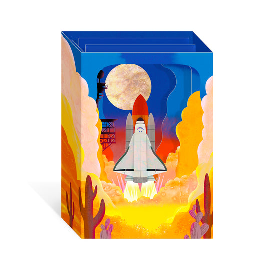Space Shuttle Greeting Card (3D) (13681)