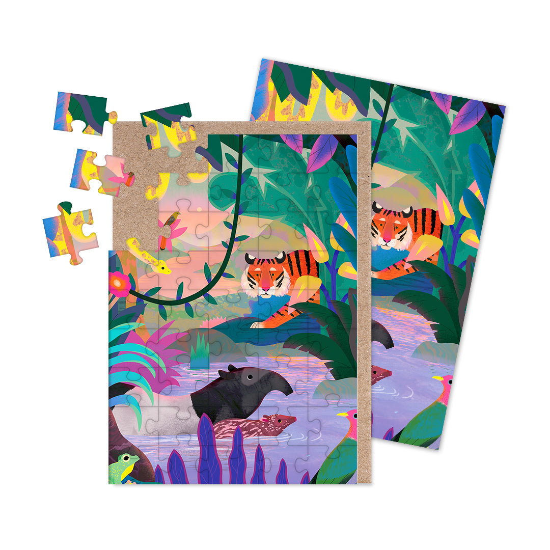 Sumatran Jungle Jigsaw Greeting Card (A6) (12939)