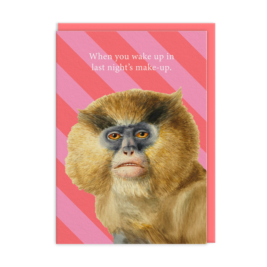 Last Night's Make Up Greeting Card (12185)