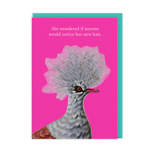 New Hair Greeting Card (12187)