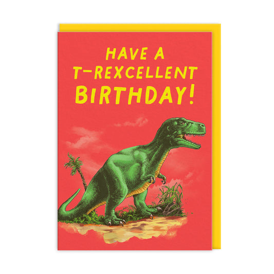 T-Rex Greeting Card (12345)