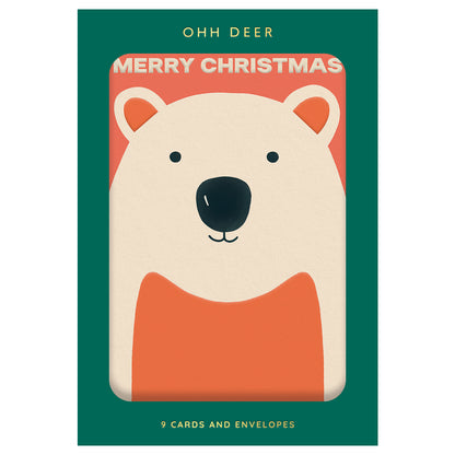 Christmas Characters x 3 Designs Packs of 9 Cards (11580)