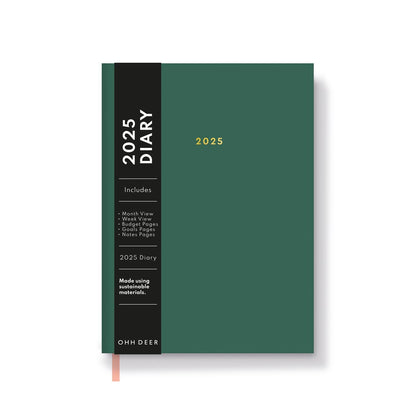 Plantain Green 2025 Diary (10667)