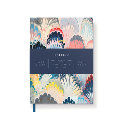 Scalloped Marble 2025 Diary (A5) (10710)