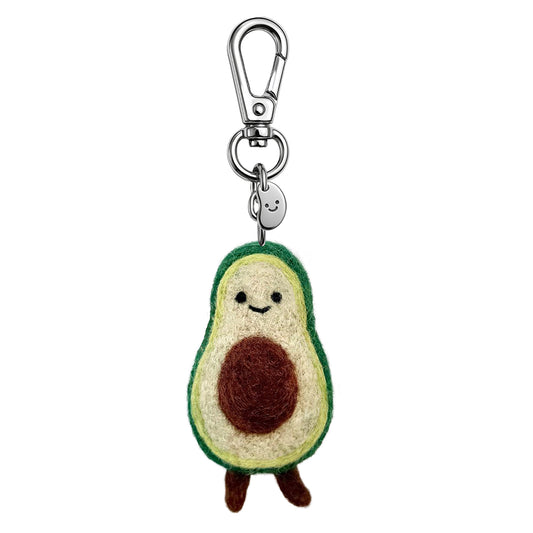 Ava The Avocado Felt Keychain (13943)