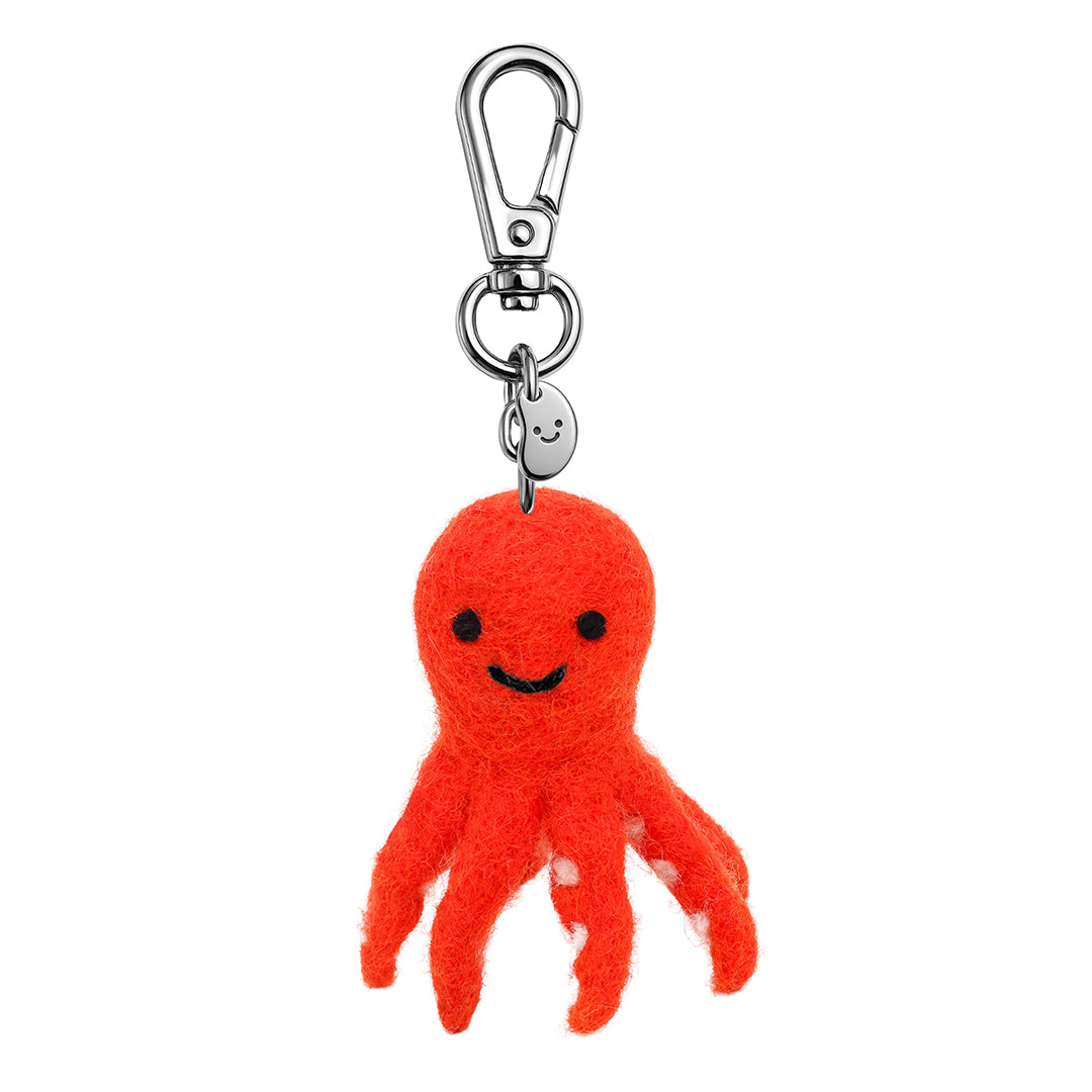 Ollie The Octopus Felt Keychain (13953)