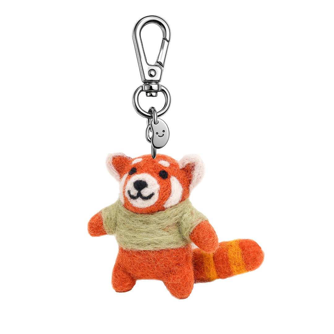 Remi The Red Panda Felt Keychain (13965)