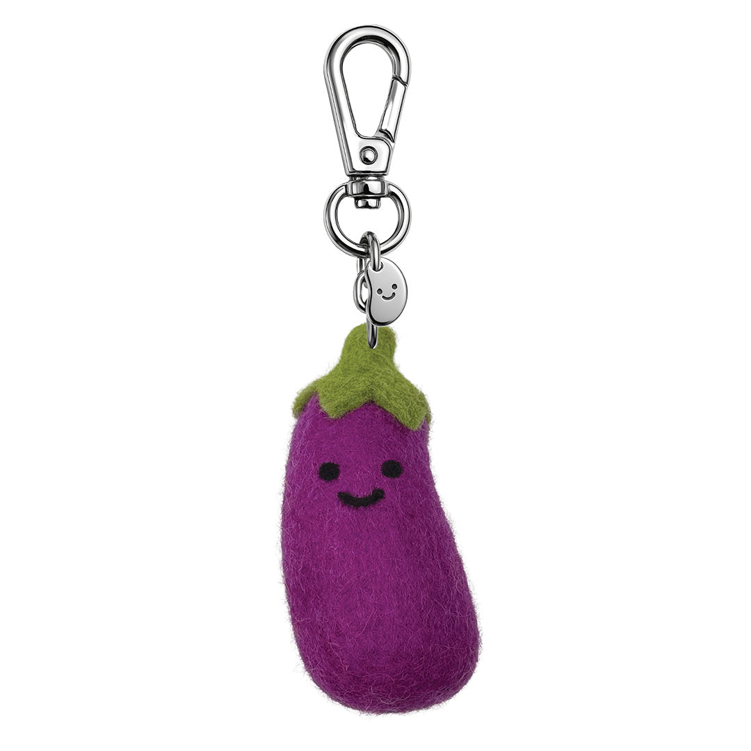 Andy The Aubergine Felt Keychain (14596)