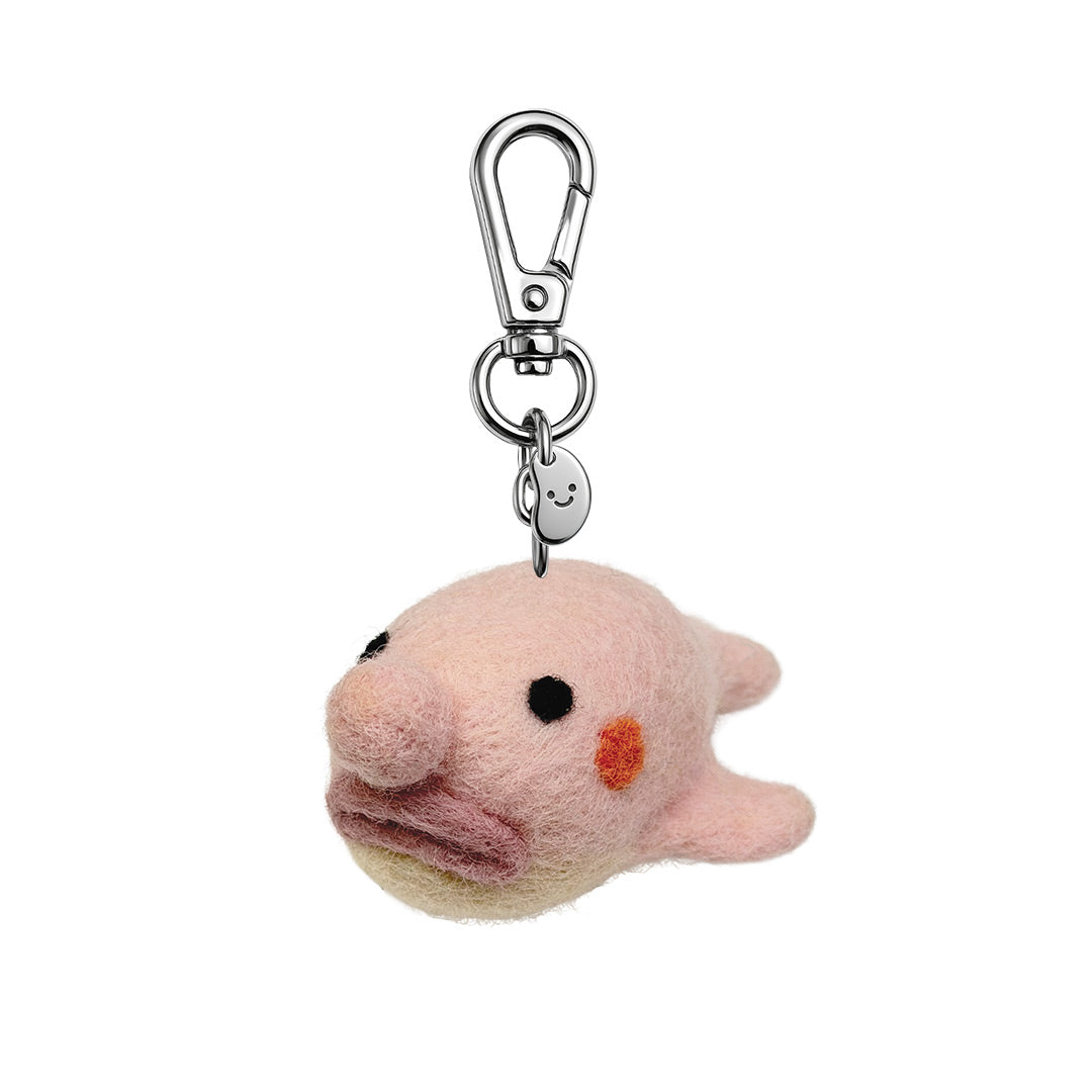 Bob The Blobfish Felt Keychain (14599)