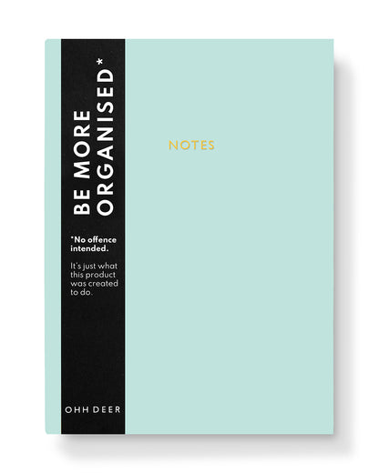 Pastel Blue Linen Notebook (9182)