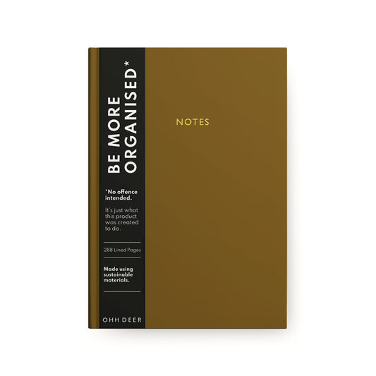 Khaki Linen Notebook (9184)