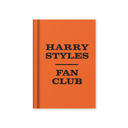 Harry Styles Fan Club A7 Fabric Hardback Notebook (13482)
