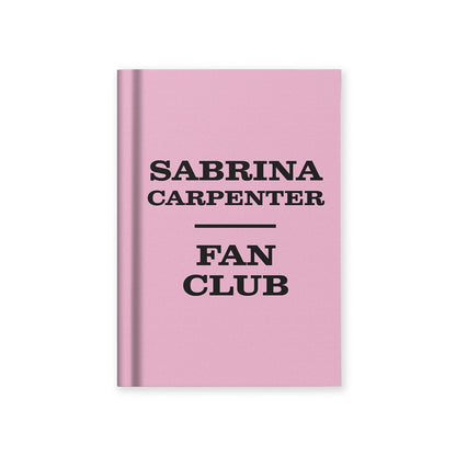 Sabrina Carpenter Fan Club A7 Fabric Hardback Notebook (13484)
