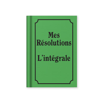 Mes Resolutions A7 Fabric Hardback Notebook (14103)