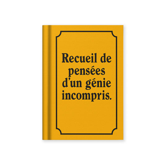 Recueil de Pensees Fabric Hardback Notebook (A7) (14104)