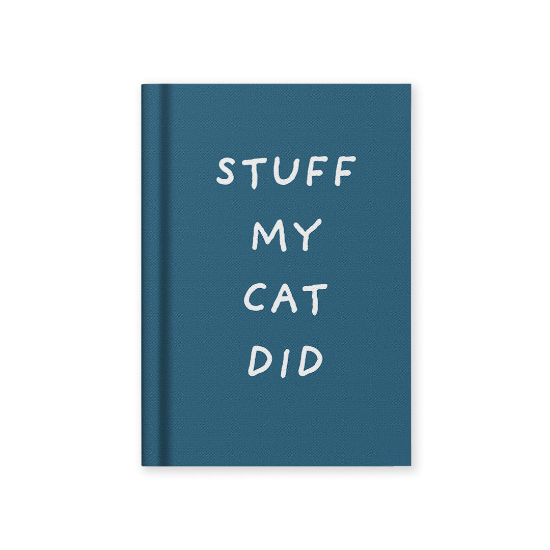 Stuff My Cat Did A7 Fabric Hardback Notebook (14315)