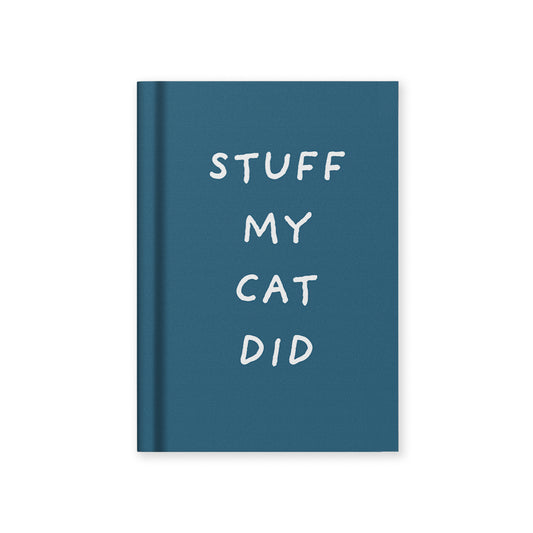 Stuff My Cat Did Fabric Hardback Notebook (A7) (14315)