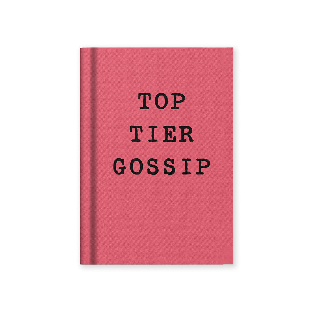 Top Tier Gossip A7 Fabric Hardback Notebook (14317)