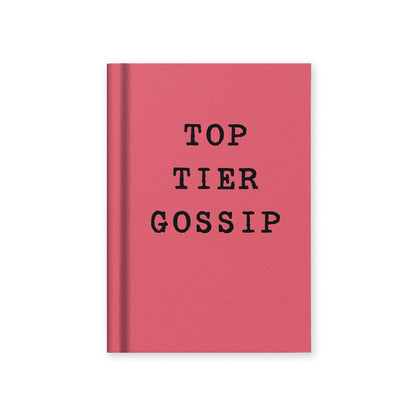 Top Tier Gossip A7 Fabric Hardback Notebook (14317)