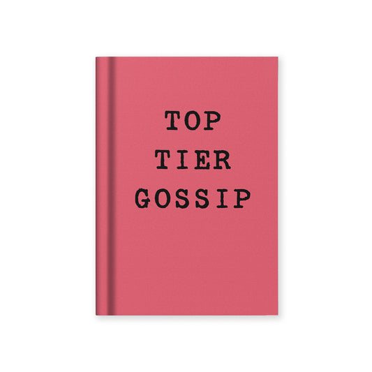 Top Tier Gossip Fabric Hardback Notebook (A7) (14317)