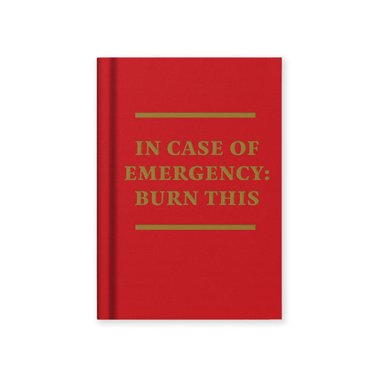 In Case of Emergency Fabric Hardback Notebook (A7) (14320)