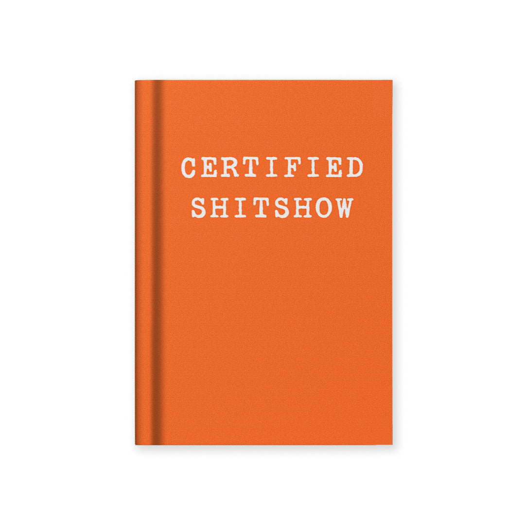 Certified Shitshow A7 Fabric Hardback Notebook (14323)